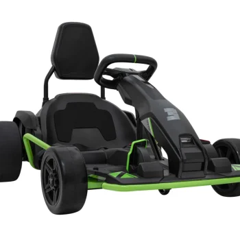 Fast 3 Drift Baterijski Gokart Za Djecu Crni + Drift Funkcija + 2x150w Motora + Led Radio + Sigurnosni Pojasevi, Crna Auto Na Akumulator 5