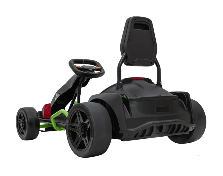 Fast 3 Drift Baterijski Gokart Za Djecu Crni + Drift Funkcija + 2x150w Motora + Led Radio + Sigurnosni Pojasevi, Crna Auto Na Akumulator 7
