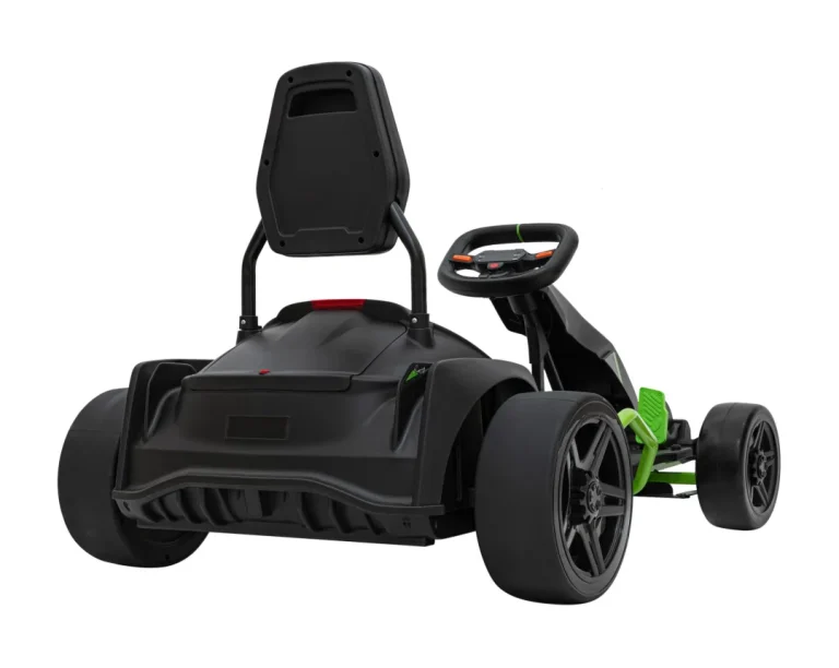 Fast 3 Drift Baterijski Gokart Za Djecu Crni + Drift Funkcija + 2x150w Motora + Led Radio + Sigurnosni Pojasevi, Crna Auto Na Akumulator 9