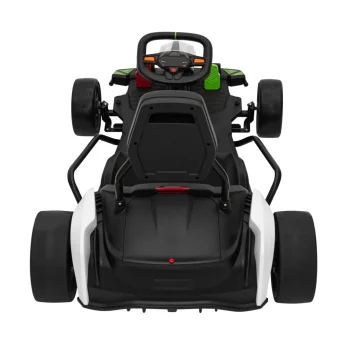 Fast 3 Drift Baterijski Go Kart Za Djecu Bijeli + Drift Funkcija + 2x150w Motora + Led, Bijela Auto Na Akumulator 10