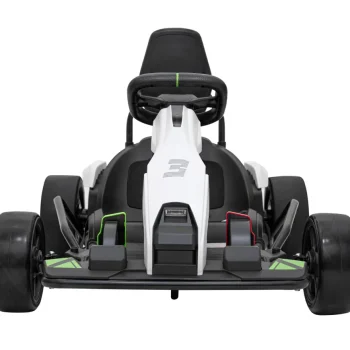Fast 3 Drift Baterijski Go Kart Za Djecu Bijeli + Drift Funkcija + 2x150w Motora + Led, Bijela Auto Na Akumulator 4