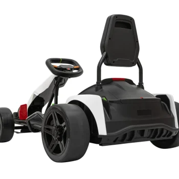 Fast 3 Drift Baterijski Go Kart Za Djecu Bijeli + Drift Funkcija + 2x150w Motora + Led, Bijela Auto Na Akumulator 7