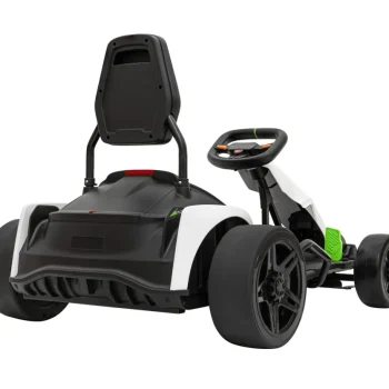 Fast 3 Drift Baterijski Go Kart Za Djecu Bijeli + Drift Funkcija + 2x150w Motora + Led, Bijela Auto Na Akumulator 8