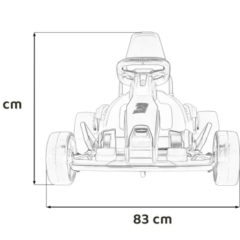 Fast 3 Drift Go Kart Na Akumulator, Crveni Auto Na Akumulator 2