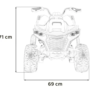 Fast Wheel Quad Na Akumulator, Crni 2