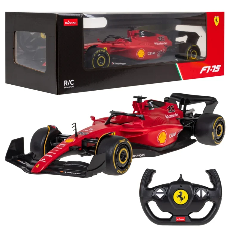 Ferrari F1 75 Crveni Rastar Model 1:12 Trkaći Automobil Na Daljinsko Upravljanje + 2,4 Ghz, Crvena 1