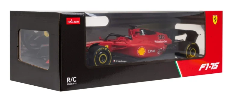 Ferrari F1 75 Crveni Rastar Model 1:12 Trkaći Automobil Na Daljinsko Upravljanje + 2,4 Ghz, Crvena 8