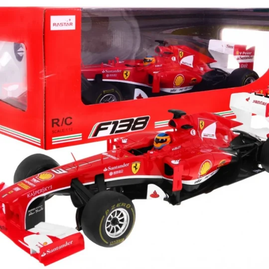 Ferrari F138 Rastar Model 1:12 Trkaći Automobil Na Daljinsko Upravljanje + 2,4 Ghz, Crvena 1