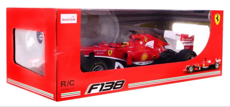 Ferrari F138 Rastar Model 1:12 Trkaći Automobil Na Daljinsko Upravljanje + 2,4 Ghz, Crvena 7