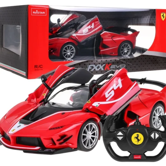 Ferrari Fxx K Evo Rastar Model 1:14 Automobil Na Daljinsko Upravljanje + 2,4 Ghz Daljinski, Crvena 1