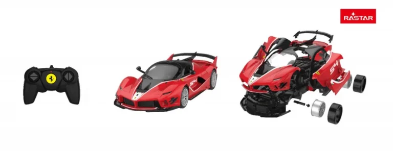 Ferrari Fxx K Evo Rastar Model 1:18 Automobil Na Daljinsko Upravljanje + 2,4 Ghz Daljinski, Crvena 2