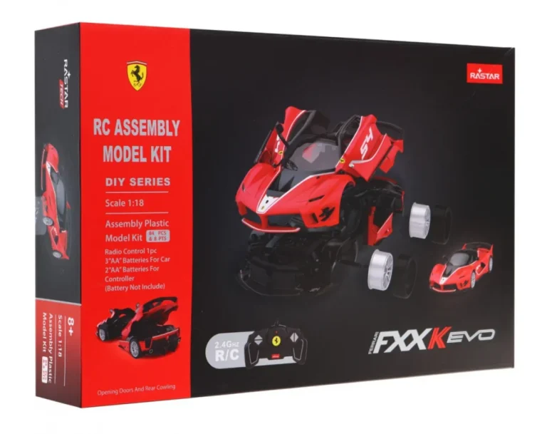 Ferrari Fxx K Evo Rastar Model 1:18 Automobil Na Daljinsko Upravljanje + 2,4 Ghz Daljinski, Crvena 7