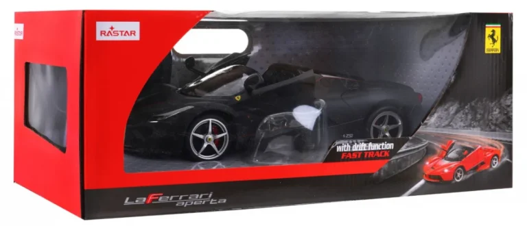Ferrari Laferrari Aperta Crni Rastar Model 1:14 Automobil Na Daljinsko Upravljanje + 2,4 Ghz, Crna 11