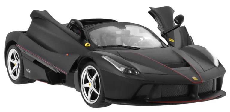 Ferrari Laferrari Aperta Crni Rastar Model 1:14 Automobil Na Daljinsko Upravljanje + 2,4 Ghz, Crna 7