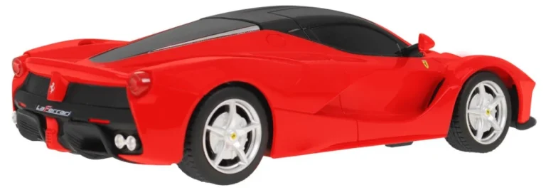 Ferrari Laferrari Rastar Model 1:24 Automobil Na Daljinsko Upravljanje + 2,4 Ghz Daljinski, Crvena 3