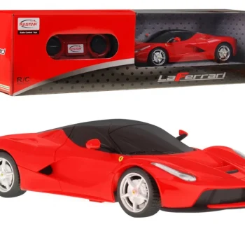 Ferrari Laferrari Rastar Model 1:24 Automobil Na Daljinsko Upravljanje + 2,4 Ghz Daljinski, Crvena 6