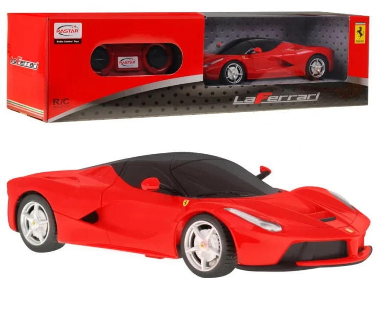 Ferrari Laferrari Rastar Model 1:24 Automobil Na Daljinsko Upravljanje + 2,4 Ghz Daljinski, Crvena 6