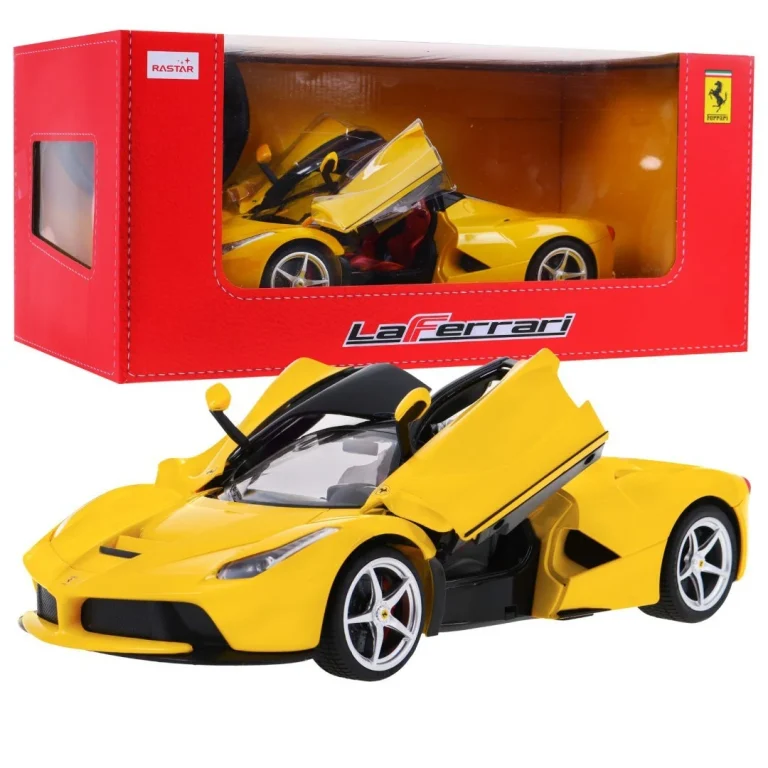 Ferrari Laferrari žuti Rastar 1:14 Automobil Na Daljinsko Upravljanje + 2,4 Ghz Daljinski Upravljač 1