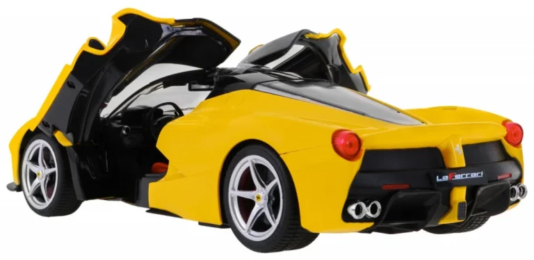 Ferrari Laferrari žuti Rastar 1:14 Automobil Na Daljinsko Upravljanje + 2,4 Ghz Daljinski Upravljač 3