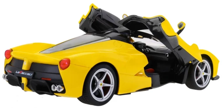 Ferrari Laferrari žuti Rastar 1:14 Automobil Na Daljinsko Upravljanje + 2,4 Ghz Daljinski Upravljač 5