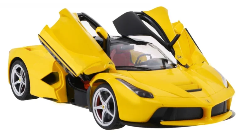 Ferrari Laferrari žuti Rastar 1:14 Automobil Na Daljinsko Upravljanje + 2,4 Ghz Daljinski Upravljač 6