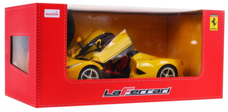 Ferrari Laferrari žuti Rastar 1:14 Automobil Na Daljinsko Upravljanje + 2,4 Ghz Daljinski Upravljač 7