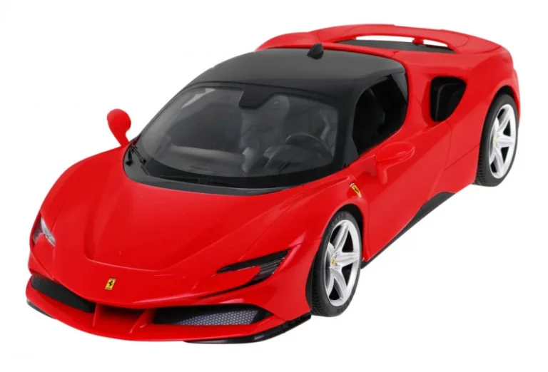 Ferrari Sf90 Stradale Rastar Model 1:14 Automobil Na Daljinsko Upravljanje + Daljinski, Crvena 4