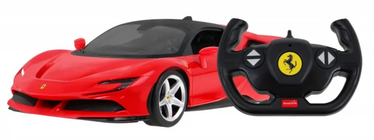 Ferrari Sf90 Stradale Rastar Model 1:14 Automobil Na Daljinsko Upravljanje + Daljinski, Crvena 7