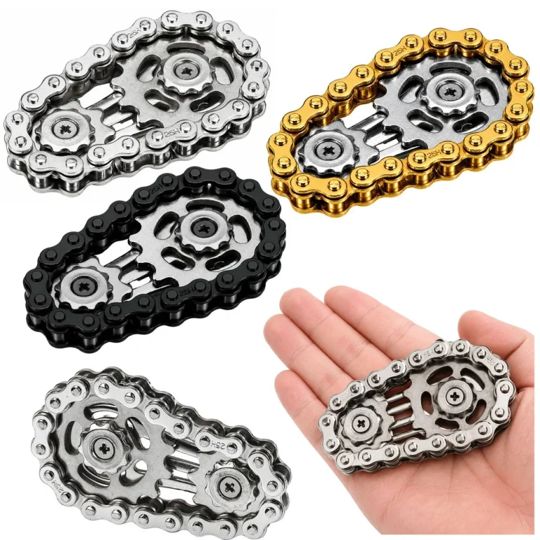 Fidget Spinner Lančani Zupčanik Antistresni, Nehrđajući čelik 1