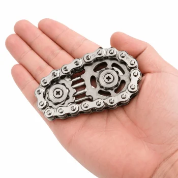 Fidget Spinner Lančani Zupčanik Antistresni, Nehrđajući čelik 5