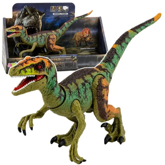 Figurica Dinosaura Velociraptor Sa Zvukovima I Pomičnim Udovima 1