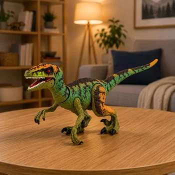 Figurica Dinosaura Velociraptor Sa Zvukovima I Pomičnim Udovima 3