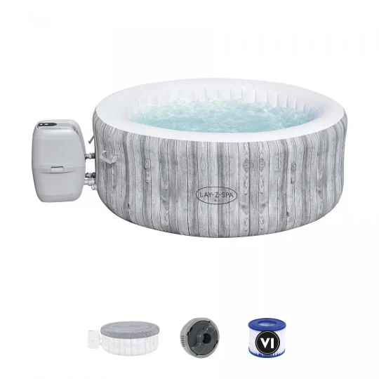 Fiji Lay Z Spa Bestway Kućni Spa Za 4 Osobe + Pumpa + Filter + Chemconnect 1