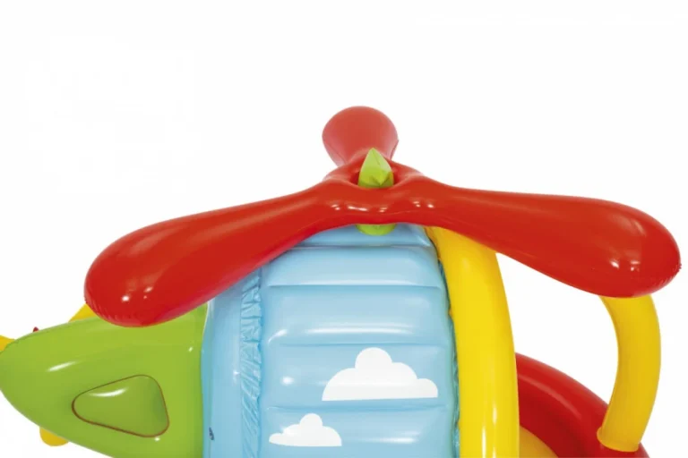 Fisher Price Napuhavano Igralište Za Djecu Bazen Helikopter Bestway 155x102x91cm + Loptice 5