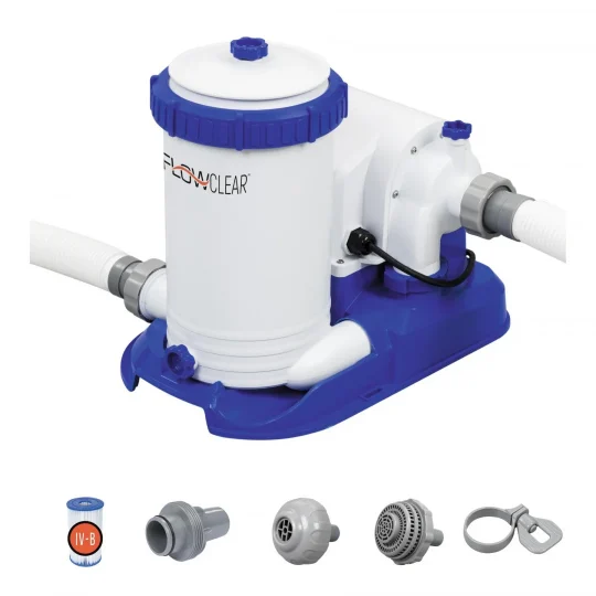 Flowclear Bestway 9463 L/h Pumpa Za Filtriranje Bazena + Zamjenski Filter Iv 1