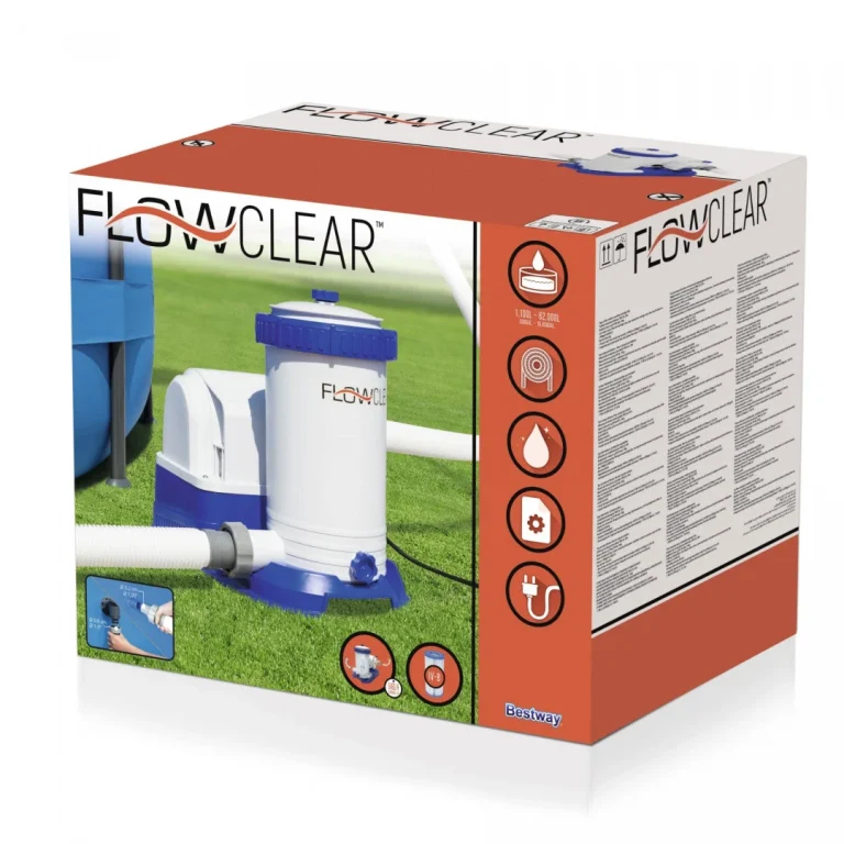 Flowclear Bestway 9463 L/h Pumpa Za Filtriranje Bazena + Zamjenski Filter Iv 8