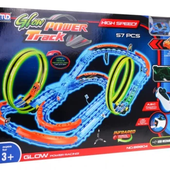 Fluorescentna Trkaća Staza 57 Dijelova + Led Auto 5
