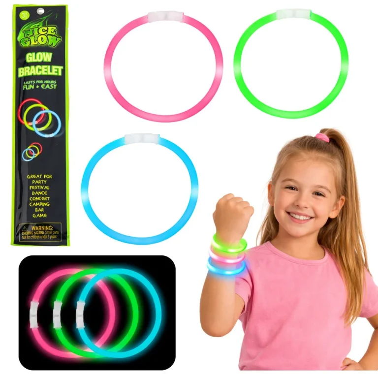 Fluorescentne Narukvice Koje Svijetle U Mraku, Neonski štapići, 3 Kom 1