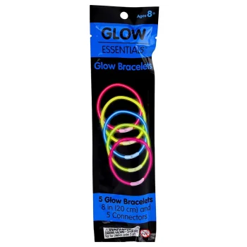Fluorescentne Narukvice Koje Svijetle U Mraku, Neonski štapići, 5 Kom 5