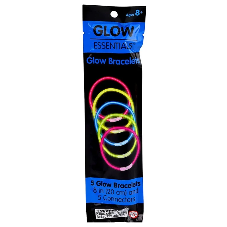Fluorescentne Narukvice Koje Svijetle U Mraku, Neonski štapići, 5 Kom 5