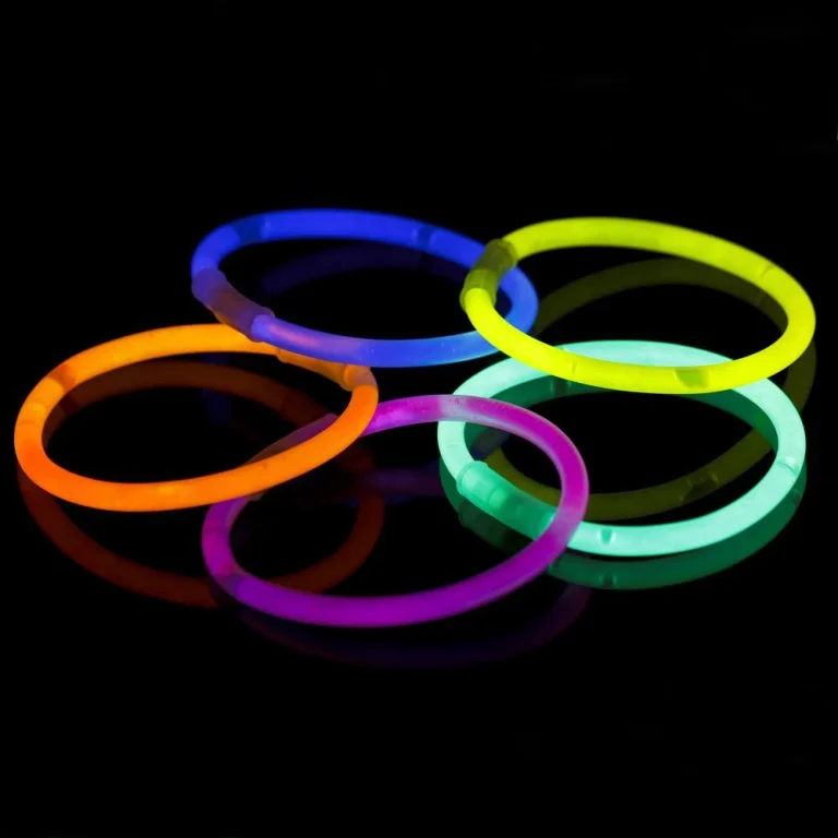 Fluorescentne Trake Za Glavu, 100 Komada, Mnogo Boja, Svijetle U Mraku 3