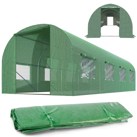 Folija Za Vrtni Tunel 2,5x4m (10m2) Plonos, Zelena, Var. 4973 F 1