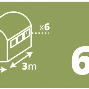 Folija Za Vrtni Tunel 2x3m 6m2 Plonos 6