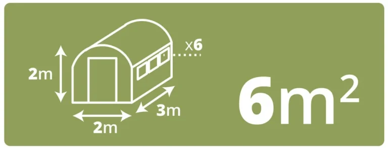 Folija Za Vrtni Tunel 2x3m 6m2 Plonos 6