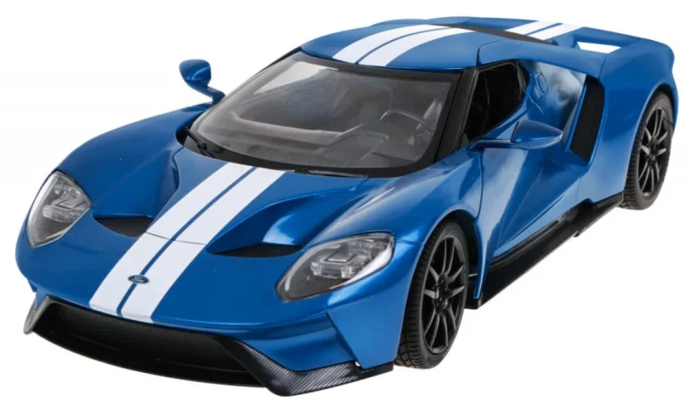 Ford Gt Plavi Rastar Model 1:14 Automobil Na Daljinsko Upravljanje + 2,4 Ghz Daljinski, Plava 2