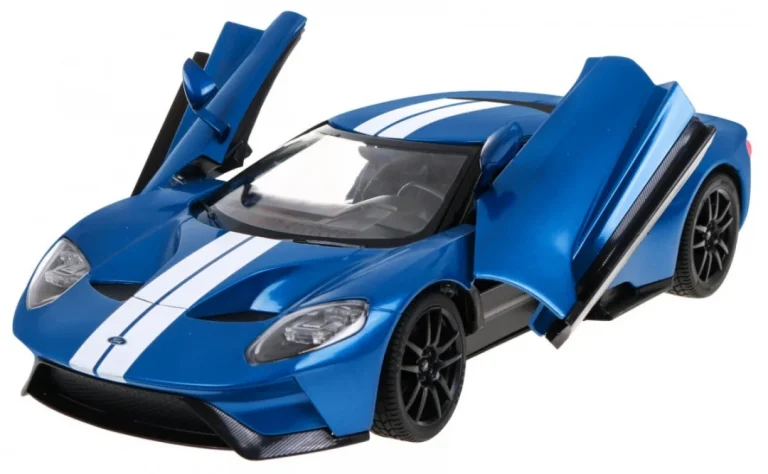 Ford Gt Plavi Rastar Model 1:14 Automobil Na Daljinsko Upravljanje + 2,4 Ghz Daljinski, Plava 3