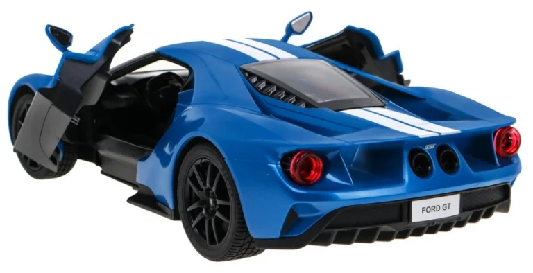 Ford Gt Plavi Rastar Model 1:14 Automobil Na Daljinsko Upravljanje + 2,4 Ghz Daljinski, Plava 4