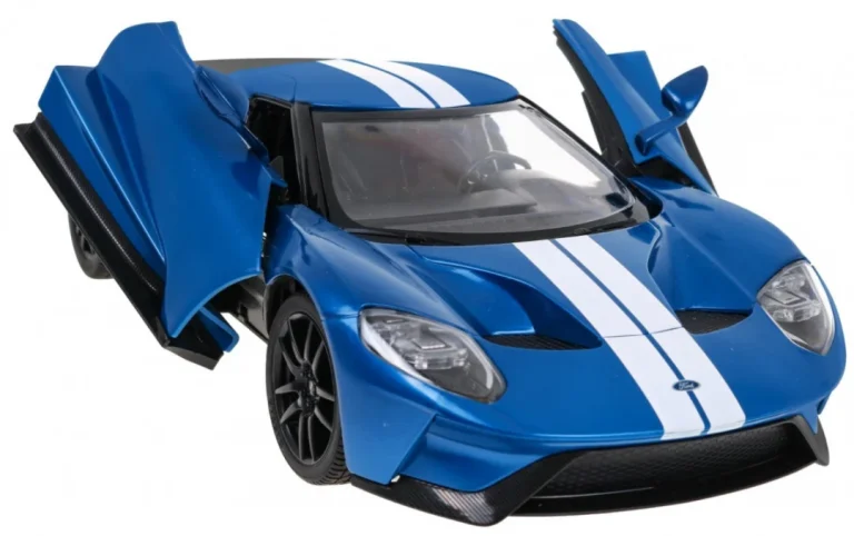 Ford Gt Plavi Rastar Model 1:14 Automobil Na Daljinsko Upravljanje + 2,4 Ghz Daljinski, Plava 6