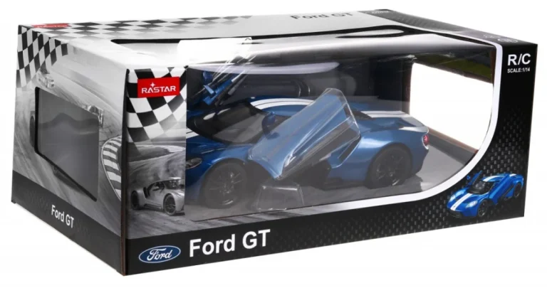 Ford Gt Plavi Rastar Model 1:14 Automobil Na Daljinsko Upravljanje + 2,4 Ghz Daljinski, Plava 8