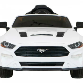 Ford Mustang Gt Dječji Automobil Na Baterije, Bijeli + Podešavanje Sjedala + Led Audio + Eva + Spori Start, Bijela 4